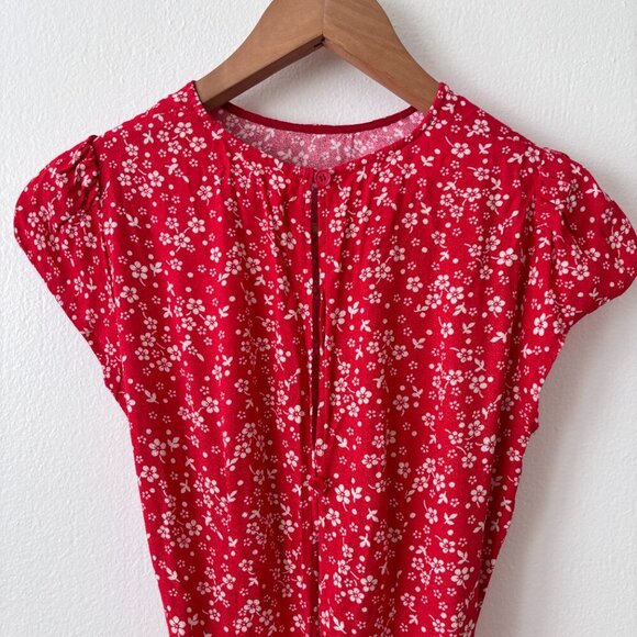 Reformation Alana Wrap Midi Dress - Picture 9 of 11